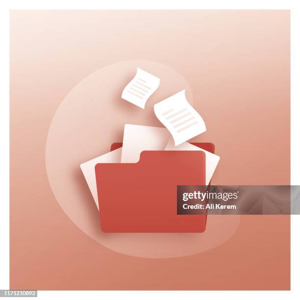 folder - open folder icon stock illustrations