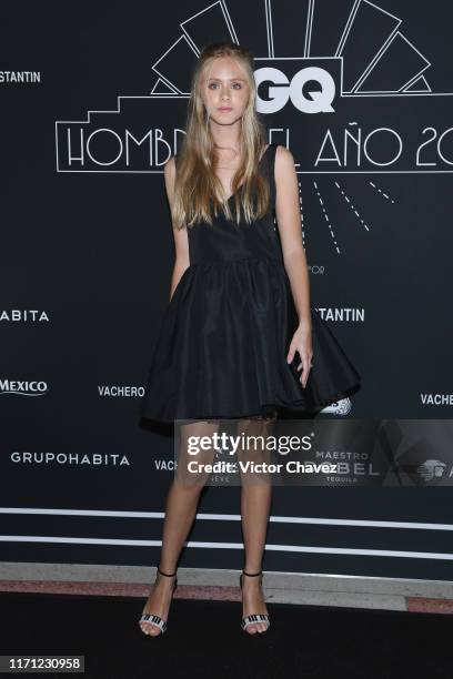 Loreto Peralta attends the black carpet of the "GQ Hombres del Año 2019" at Fronton Mexico on September 25, 2019 in Mexico City, Mexico