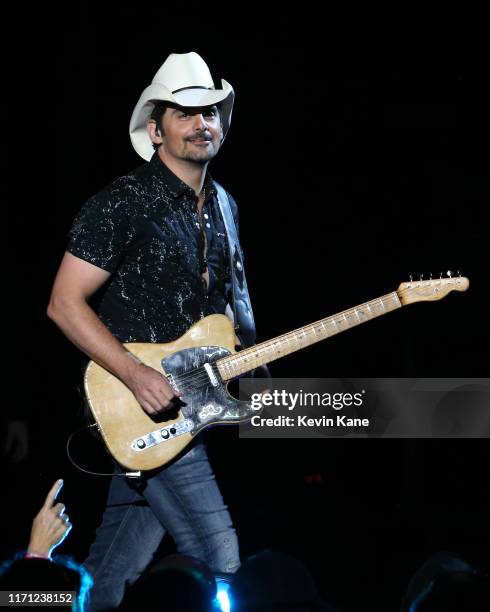 Brad Paisley performs at Northwell Health at Jones Beach Theater on August 30, 2019 in Wantagh, New York.