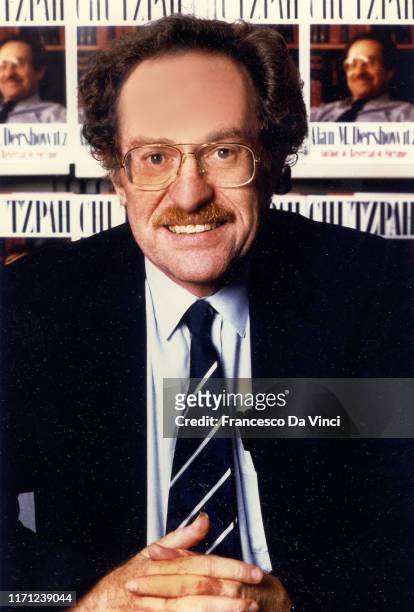 Lawyer Alan Dershowitz poses for a portrait at Barnes & Noble circa 1995 in New York City, New York.