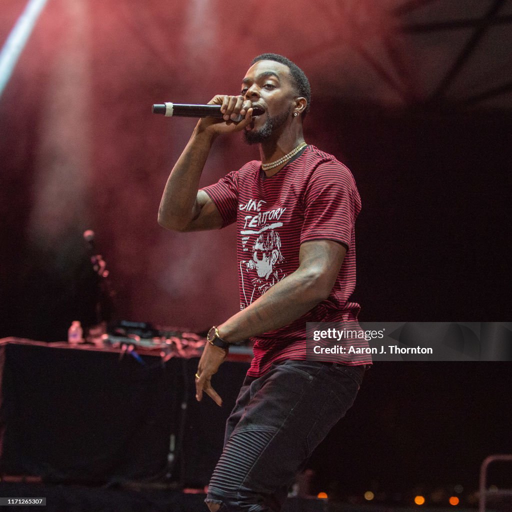 Roscoe Rash Roscoe Dash performs onstage at The Aretha Franklin Amphitheatre on ...