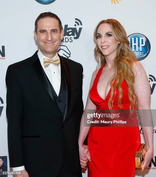 Gerald Kane and Karen Dabby attend the eZWay Awards Golden Gala at Center Club Orange County on August 30, 2019 in Costa Mesa, California.