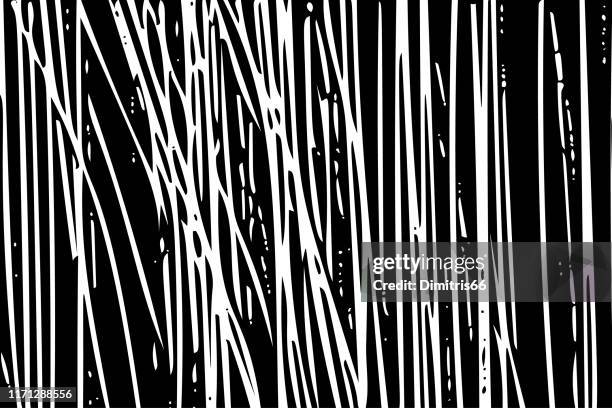 abstract vertical lines black and white background - reed grass family stock illustrations