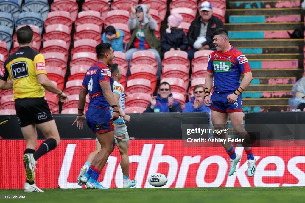 NRL Rd 24 - Knights v Titans