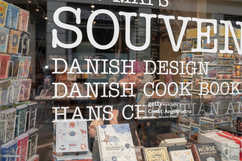 Souvenir shop in copenhagen
