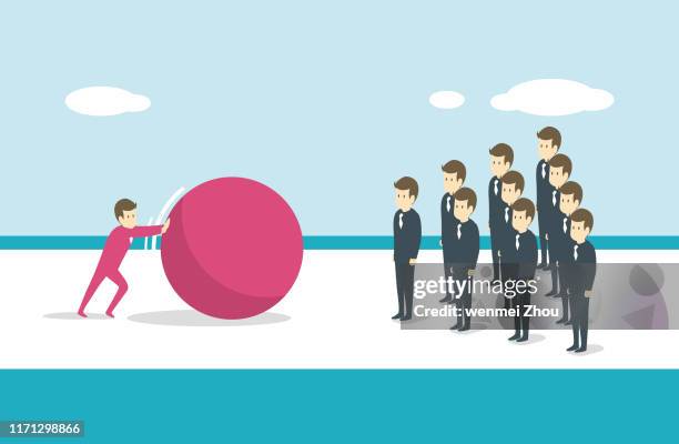 ten pin bowling - man throwing ball stock illustrations