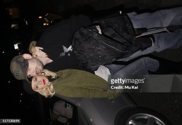 Christina Aguilera and Jordan Bratman at the Aura Nightclub