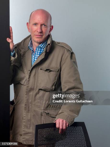 Historian and tv presenter Simon Sebag Montefiore is photographed at the Stratford Literary Festival on February 5, 2015 in Stratford-upon-Avon,...