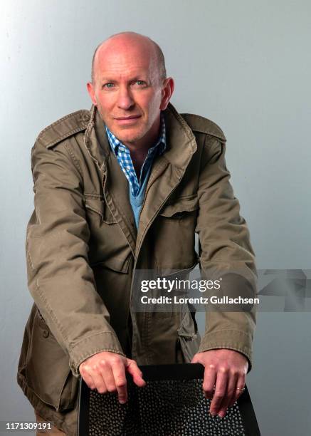 Historian and tv presenter Simon Sebag Montefiore is photographed at the Stratford Literary Festival on February 5, 2015 in Stratford-upon-Avon,...