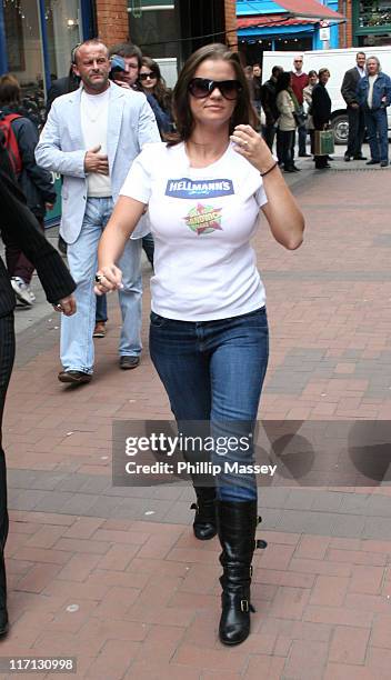 Kerry Katona during The Hellman's Great Irish Sandwich Competiton - May 25, 2006 in Dublin, Ireland.