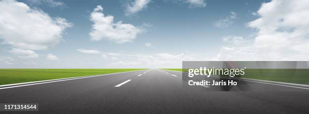 empty road - empty highway stock pictures, royalty-free photos & images