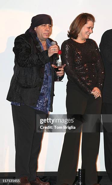 Steven Van Zandt and Lorraine Bracco during The Sopranos Cast Press Conference and Photocall at Atlantic City Hilton - March 25, 2006 at Atlantic...