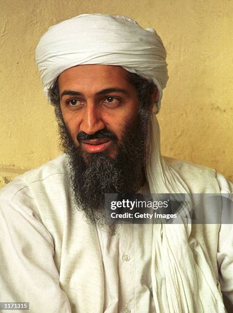 Saudi dissident Osama bin Laden in an undated photo. October 10, 2001. Afghanistan's ruling Taliban lifted restrictions on Bin Laden, giving him...