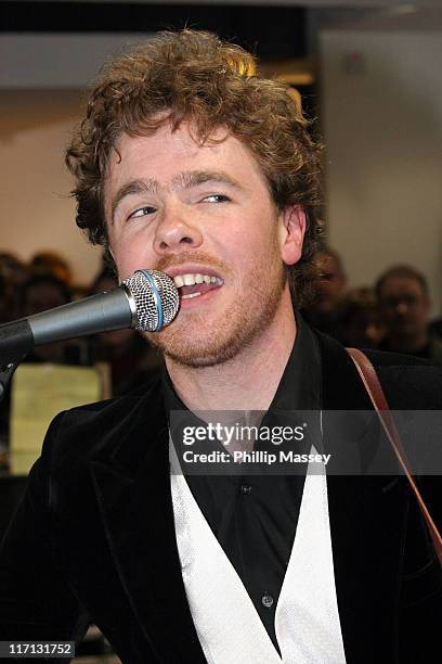 Josh Ritter during Josh Ritter In-Store Performance and Album Signing for The Animal Years at HMV in Dublin - March 3, 2006 at HMV in Dublin, Ireland.