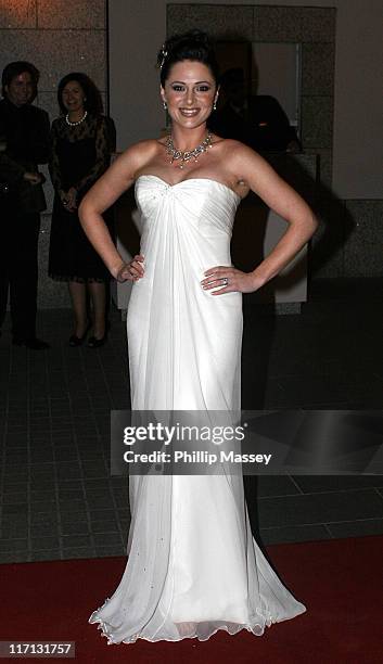 Sky News presenter Grainne Seoige during VIP Style Awards Gala Dinner 2006 at The Four Seasons Hotel in Dublin, Ireland.