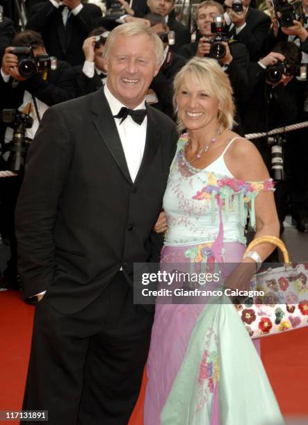 Chris Tarrant with his wife Ingrid during 2006 Cannes Film Festival - Paris, Je t'aime - Premiere at Grand Theatre Lumiere in Cannes, France.