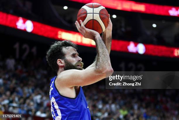 Luigi Datome of the Italy National Team in action against the Philippines National Team during the 1st round of 2019 FIBA World Cup at GBA...