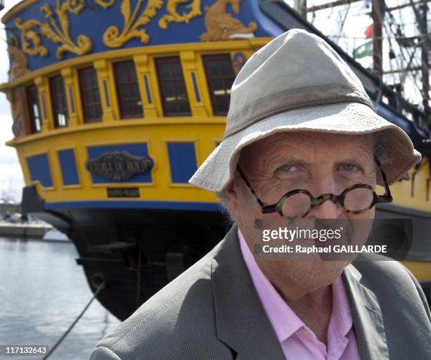 English Author Alexander McCall Smith poses during "Etonnants Voyageurs" book festival on June 12, 2011 in Saint Malo, France.