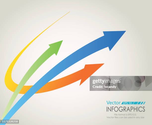 competition arrows - converging arrows stock illustrations