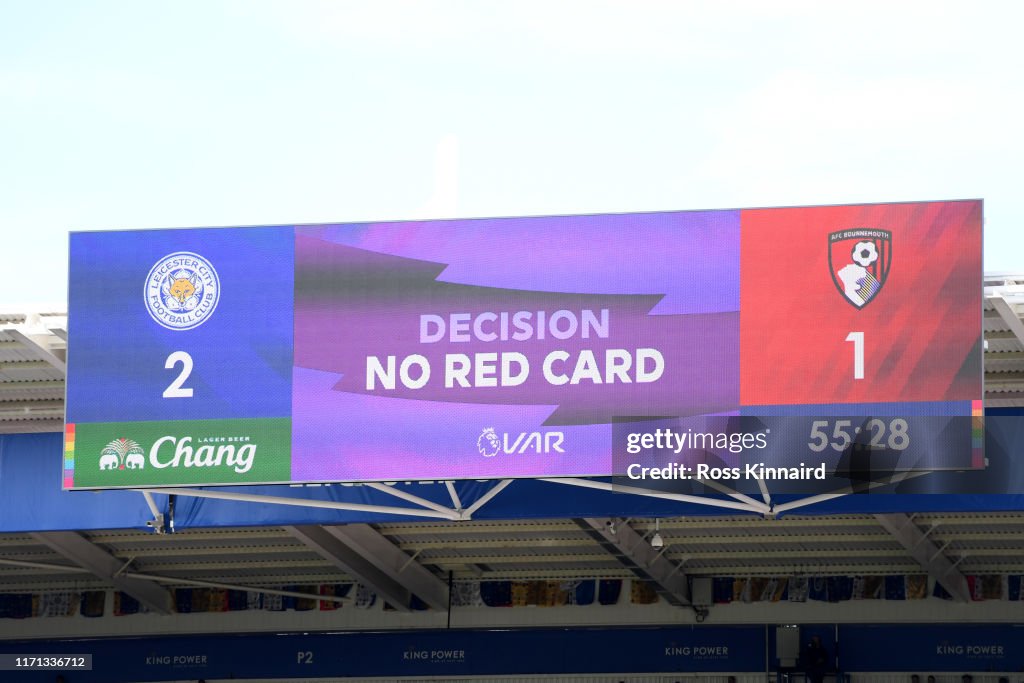 Leicester City v AFC Bournemouth  - Premier League