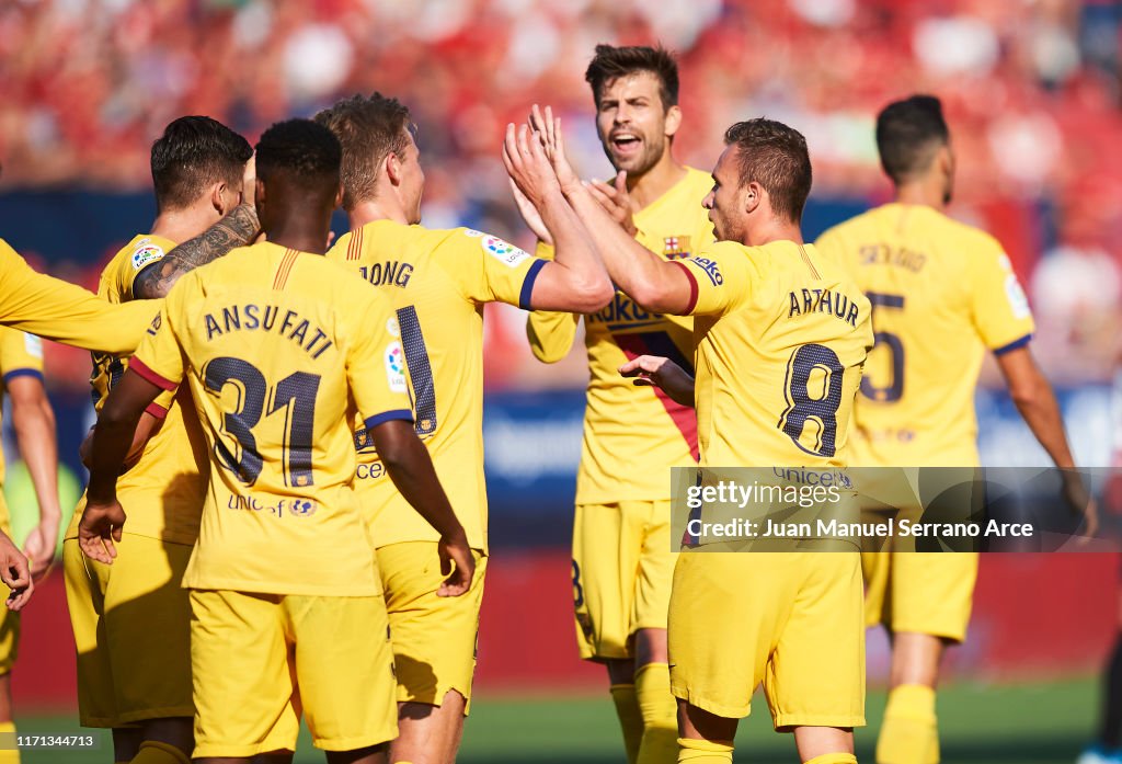 CA Osasuna v FC Barcelona  - La Liga