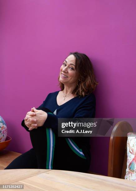 Actor and comedian Arabella Weir is photographed for the Guardian on June 13, 2019 in London, England.