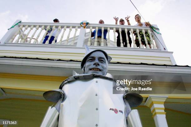 Rex Holland participates in a Fantasy Fest as the ''Tin Man'' October 26, 2001 in Key West, FL. The costume and mask event lasts 10 days.