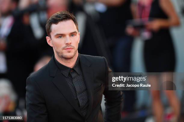 Nicholas Hoult walks the red carpet ahead of the "Joker" screening during the 76th Venice Film Festival at Sala Grande on August 31, 2019 in Venice,...