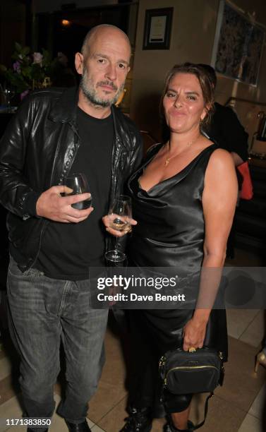 Jake Chapman and Tracey Emin attend a party to celebrate 40 years of Sandra Esquilant's famed Spitalfields pub The Golden Heart at Galvin La Chapelle...