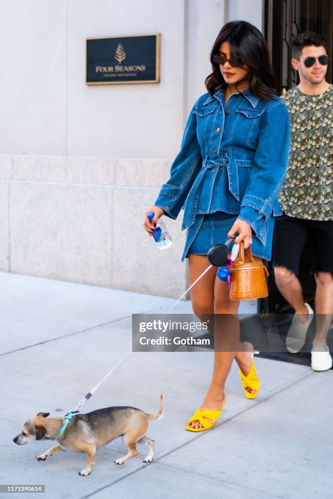 Celebrity Sightings In New York City - August 31, 2019