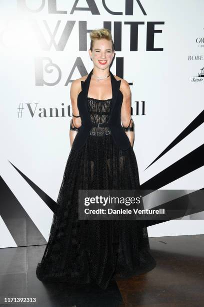 Beatrice Vio known as Bebe Vio attend the Vanity Fair "Black And White" Ball Photocall during the 76th Venice Film Festival at Scuola Grande della...