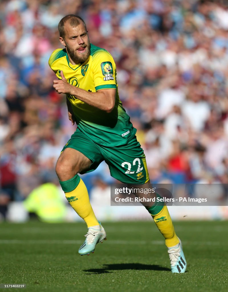 Burnley v Norwich City - Premier League - Turf Moor