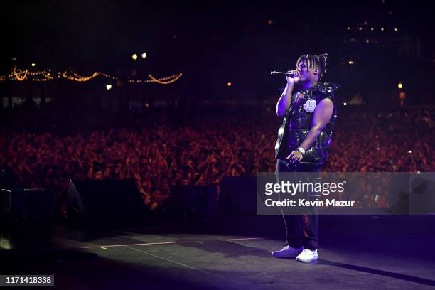 Juice Wrld performs onstage during Made In America - Day 1 at Benjamin Franklin Parkway on August 31, 2019 in Philadelphia, Pennsylvania.