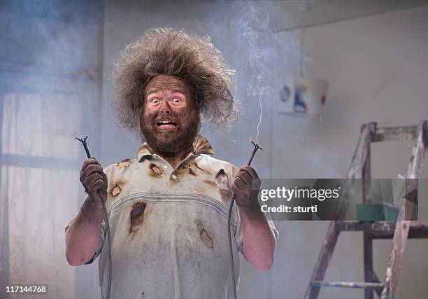 diy disaster - electric shock stock pictures, royalty-free photos & images