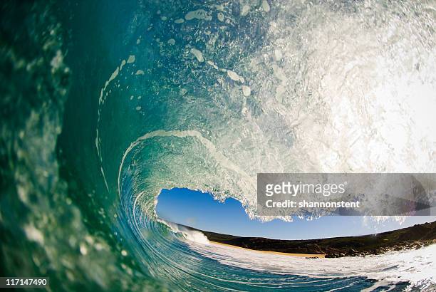 inside the tube - margaret river stock pictures, royalty-free photos & images