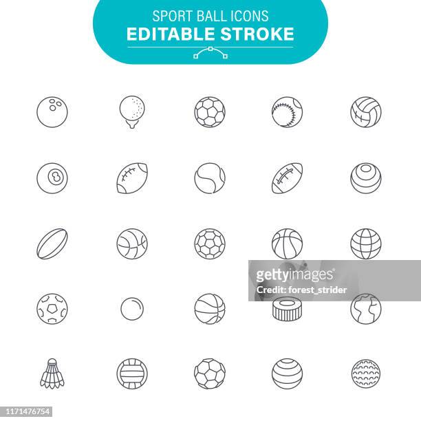 sport ball icons - rugby sport stock-grafiken, -clipart, -cartoons und -symbole