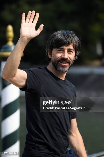 Luigi Lo Cascio arrives at the 76th Venice Film Festival on September 01, 2019 in Venice, Italy.