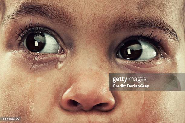 crybaby - girl crying tears stock pictures, royalty-free photos & images