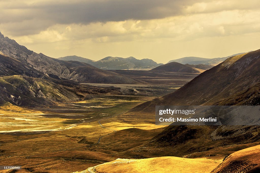 Campo Imperatore al tramonto