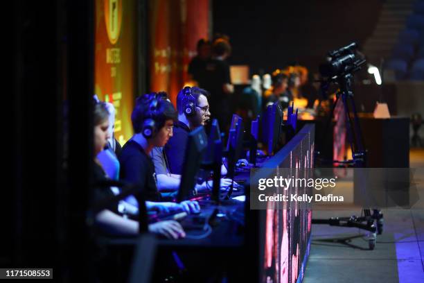General view of play during Rainbow 6 Seige: Six Masters 2019 during the Melbourne Esports Open at Margaret Court Arena on September 01, 2019 in...