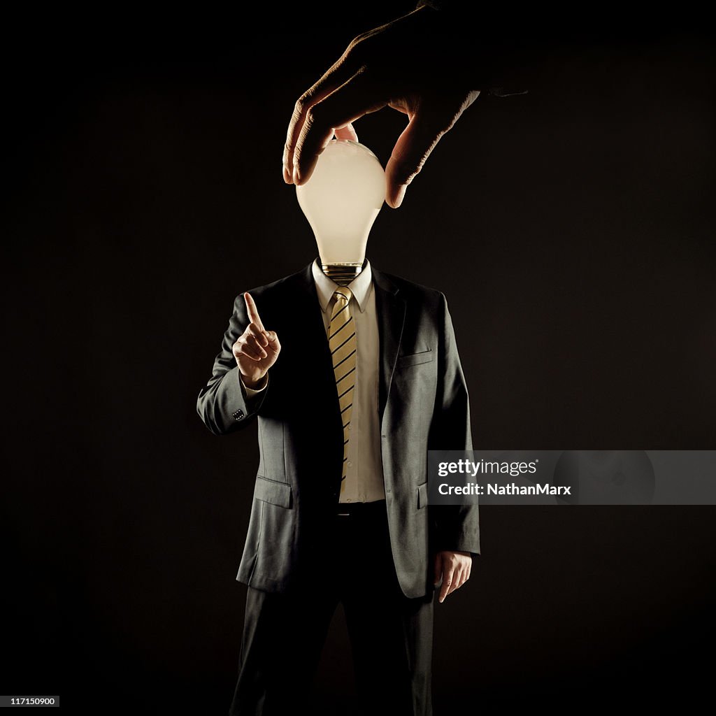 Manipuler Homme d'affaires