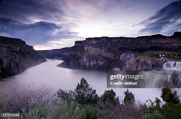 shoshone falls und snake river - snake river stock-fotos und bilder