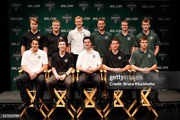 Top draft prospects Adam Larsson, Gabriel Landeskog, Dougie Hamilton, Seth Ambroz, Jonathan Huberdeau, Sean Couturier, John Gibson, Ryan...