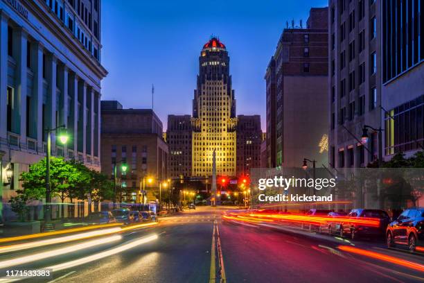 buffalo city hall - buffalo bundesstaat new york stock-fotos und bilder