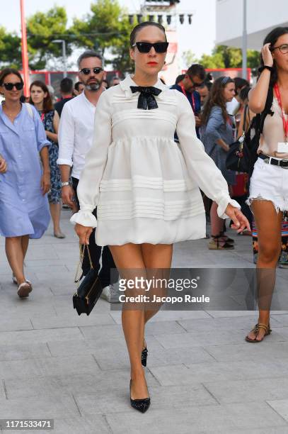 Chloe Sevigny is seen arriving at the 76th Venice Film Festival on September 01, 2019 in Venice, Italy.