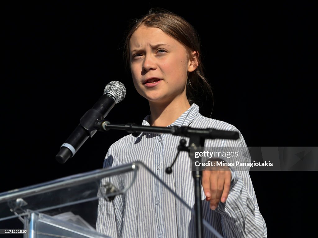 Climate March Held In Montreal, Canada