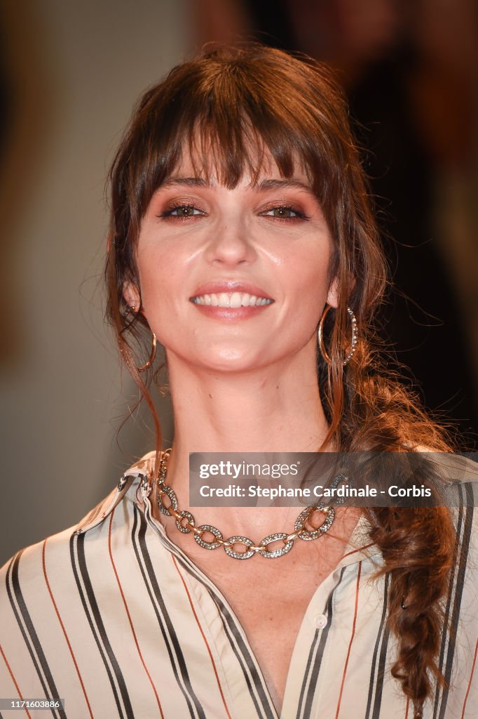 Annabelle Belmondo walks the Kineo Prize red carpet during the 76th