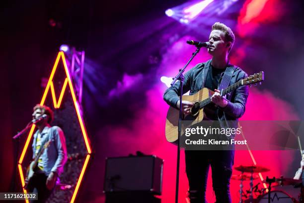 Mark Prendergast and Steve Garrigan of Kodaline perform on stage during Electric Picnic Music Festival 2019 at on September 1, 2019 in Stradbally,...