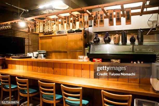 japanese pub - food and drink establishment stock pictures, royalty-free photos & images