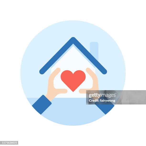 love home icon - rental assistance stock illustrations